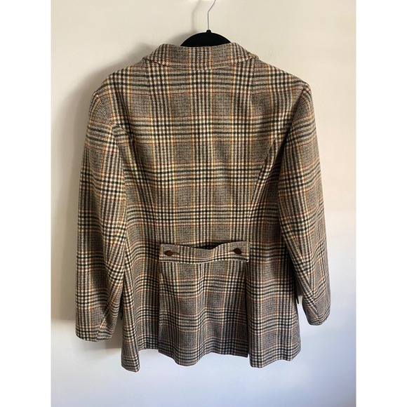 Rosier Milano Italy Womens Plaid Double Breasted Blazer Jacket - Picture 4 of 10